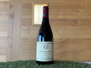 Weinkarte Das Weitblick Allgäu Flasche Echézeaux Grand Cru 2020 von Louis Jadot auf Kunstrasen